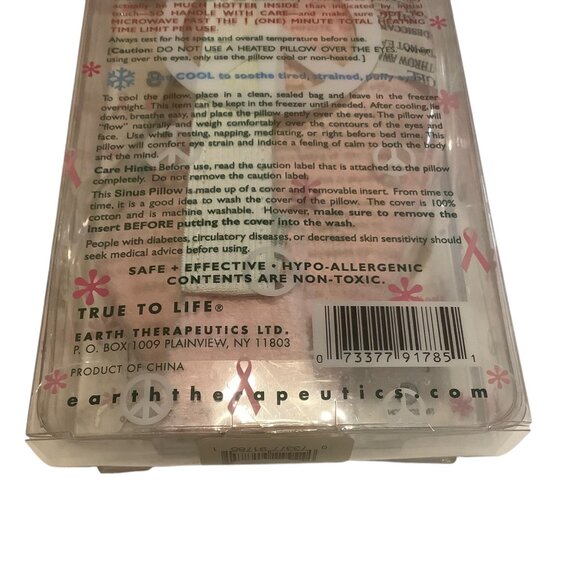 Earth Therapeutics Anti-Stress Warm or Cool Sinus Pillow Adjustable Head Strap - Picture 6 of 8